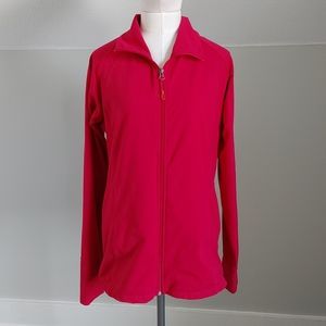 Ellen Tracy | active Zip up with mesh Panel